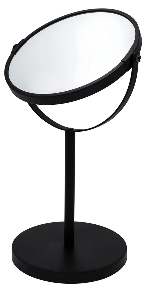 Miroir de maquillage Pocahontas grossissement 5x noir de 34,5 cm