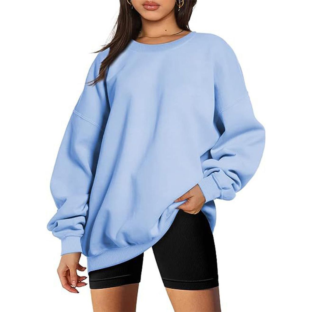 Generisch Lässiges Sweatshirt Mit Rundhalsausschni Produktbild-Vorschau 7