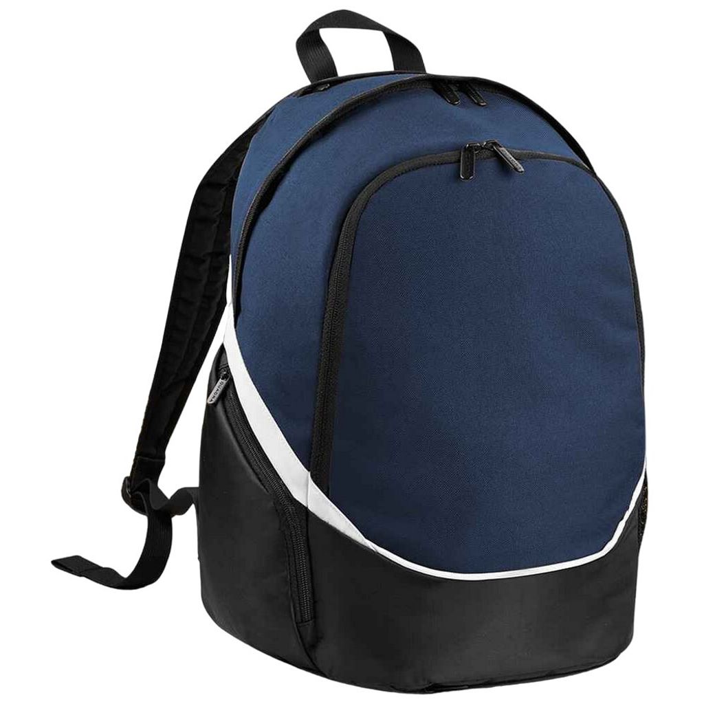 Quadra - Rucksack "Pro Team" PC6162 (Einheitsgröße) (Dunkelblau/Schwarz/Weiß)