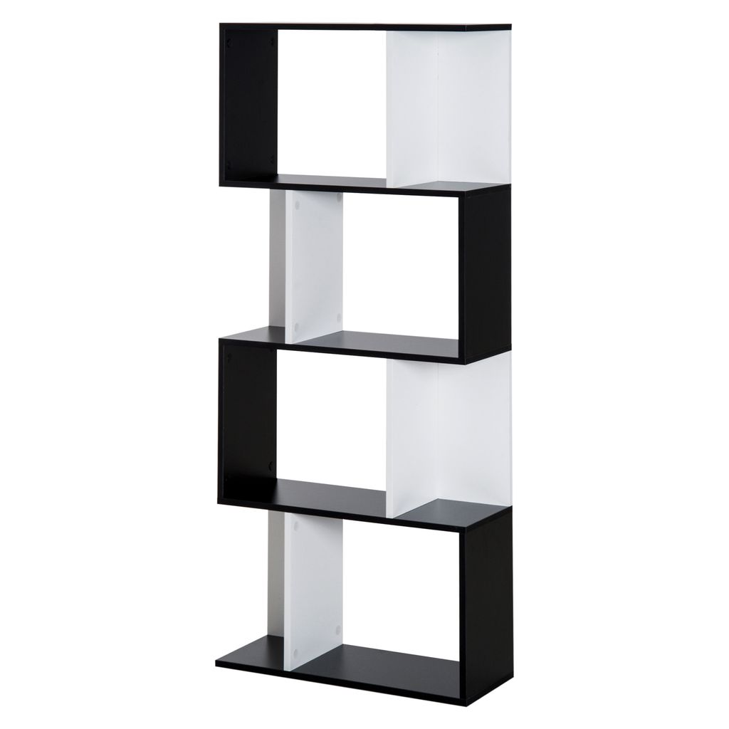 HOMCOM Bibliothèque à 5 niveaux, meuble de rangement en Image du produit 