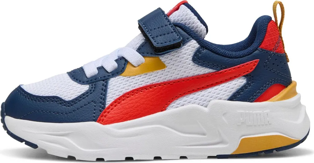 Puma Trinity Lite AC+ PS Baskets Bleues à Scratchs Enfant - Taille 34 - 9