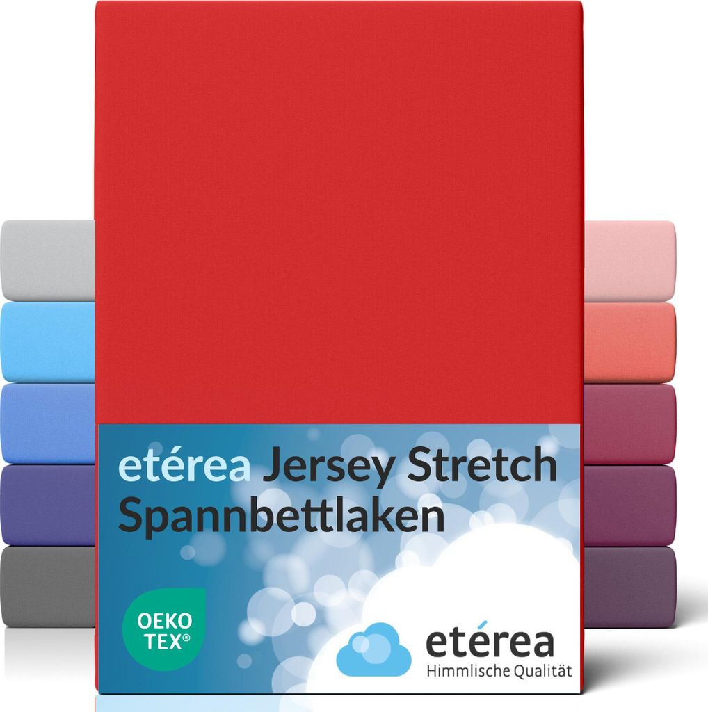 etérea Jersey Spannbettlaken 95% Baumwolle 5% Elasthan 180x200 - 200x200 cm