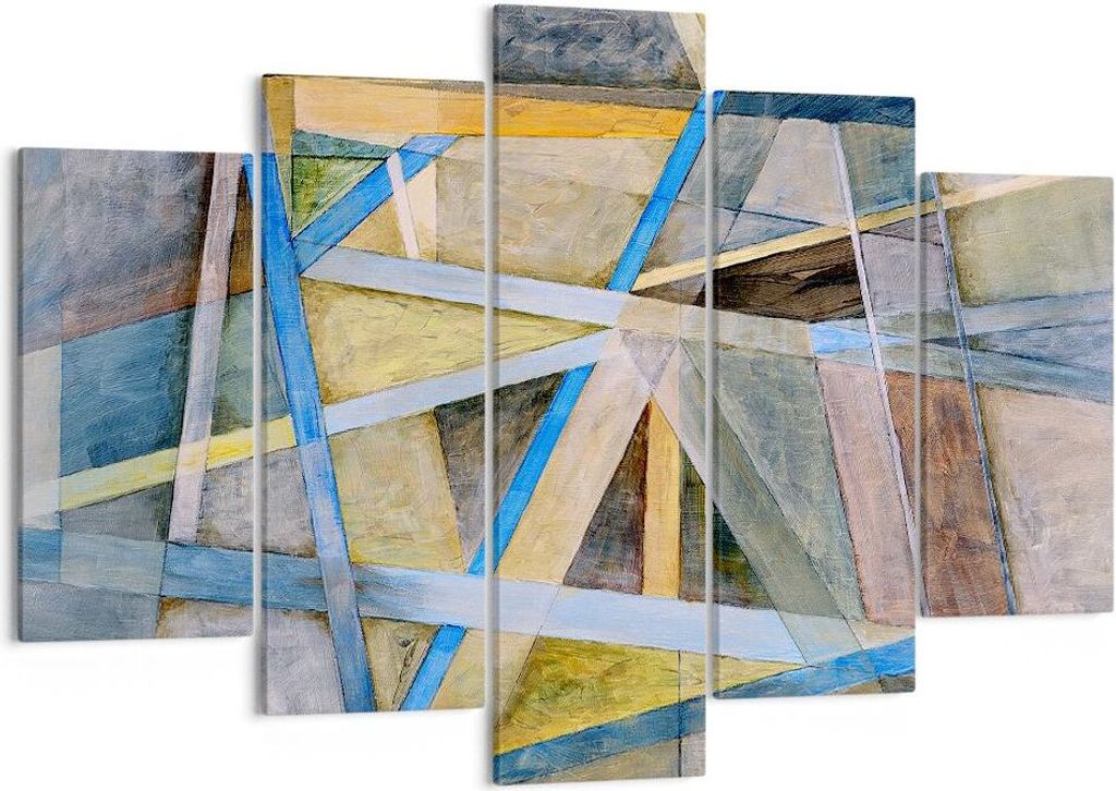 Bild auf Leinwand - Leinwandbild - Abstraktion modern - 150x100cm - Wand Bild - Wanddeko - Leinwanddruck - Bilder - Kunstdruck - Wanddekoration - L...