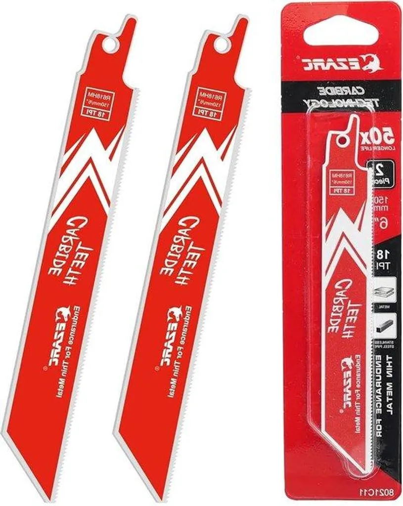 Lame de scie carbure 18 TPI pour des coupes nettes sans bavures métal