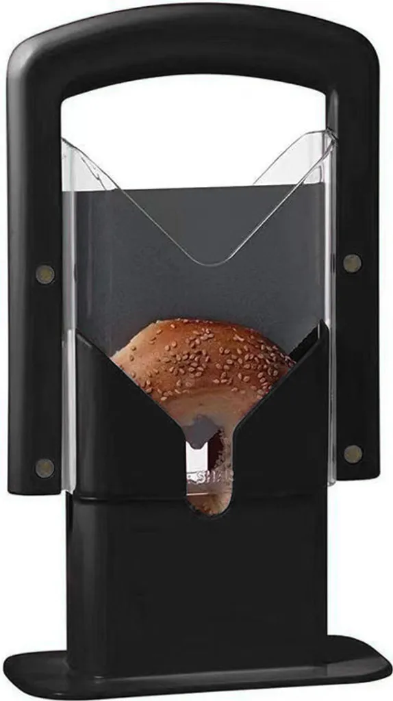 GANGH Affettatrice Per Bagel In Acciaio Inox: Sicura, Facile E Lavabile In Lavastoviglie (Bianco)