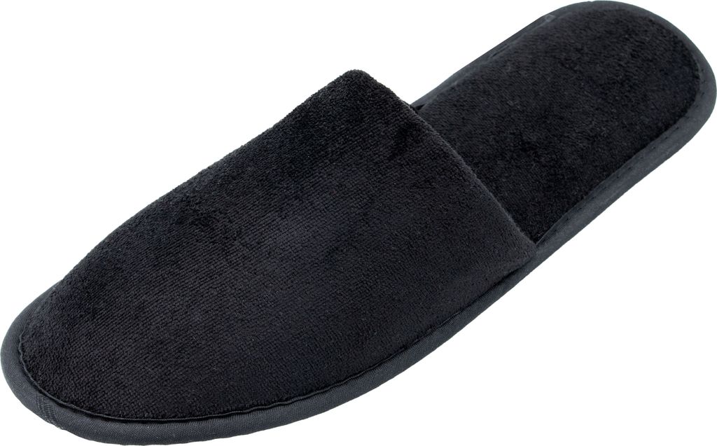 10 Paar Einwegslipper aus Velours - für Reise, Sauna und Produktbild 
