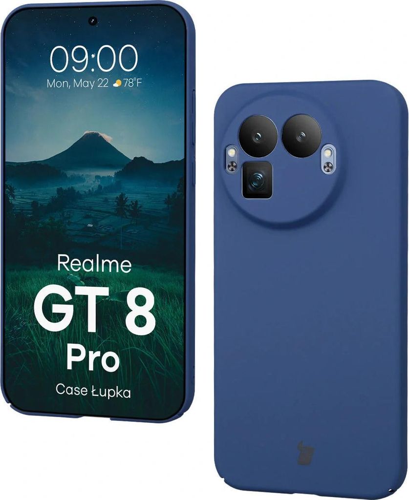 Handyhülle für Realme GT 8 Pro, Bizon Case Lupka, Blau