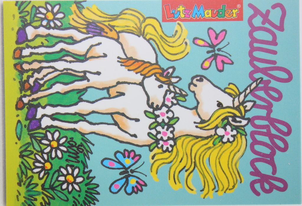 Lutz Mauder - 18590-6 - Zauberblock, Einhorn, DIN A8, 24 Blatt, Papier