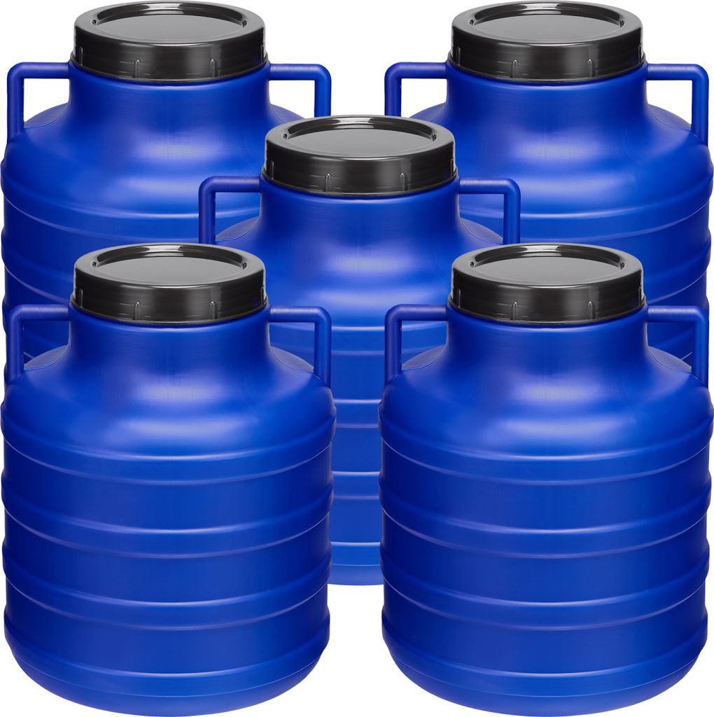 Set 5 Liter Futtertonne BPA-frei Universalfass Fass Regentonne GD-0125