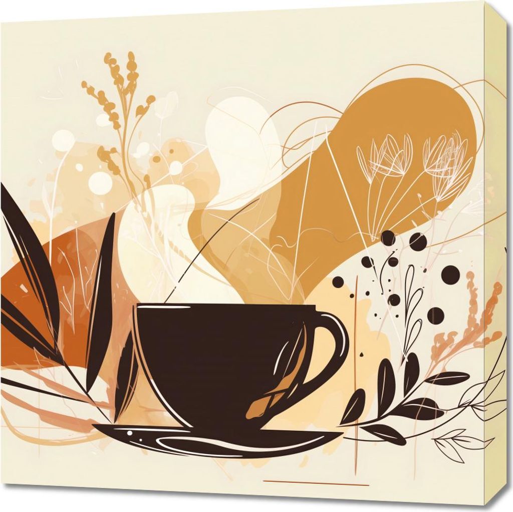 Bild 60x60cm Aromatische Pause