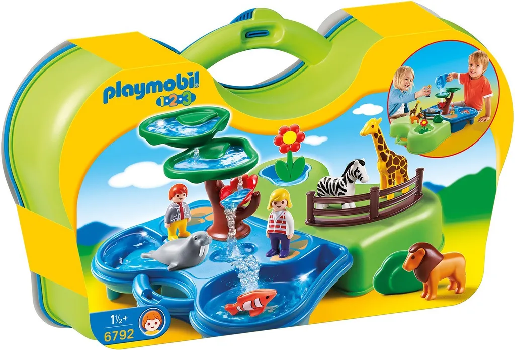 Rangement facile pour ce jeu de zoo PLAYMOBIL 6792 anti-perte de pièces