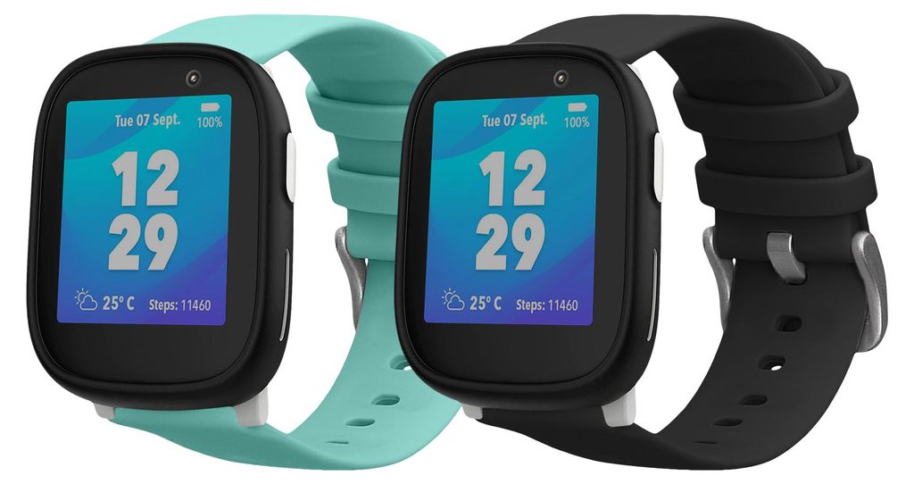 kwmobile Armband S kompatibel mit Xplora X6 Play - 2x Fitnesstracker Sportarmband aus TPU und Silikon