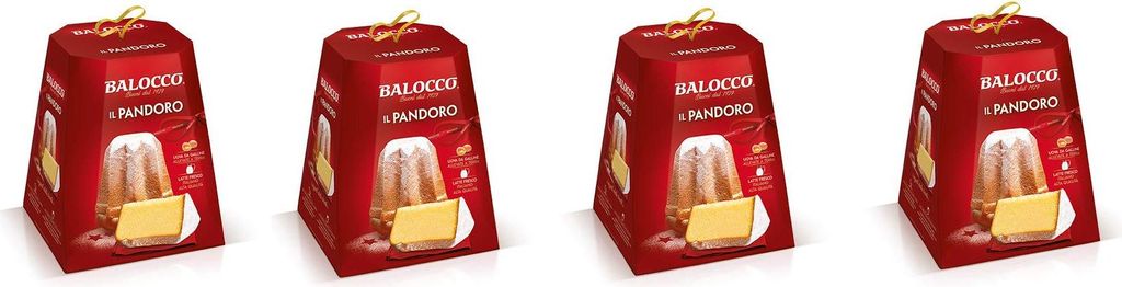 4x Balocco Il Pandoro weicher und zarter Weihnachts kuchen Produktbild 