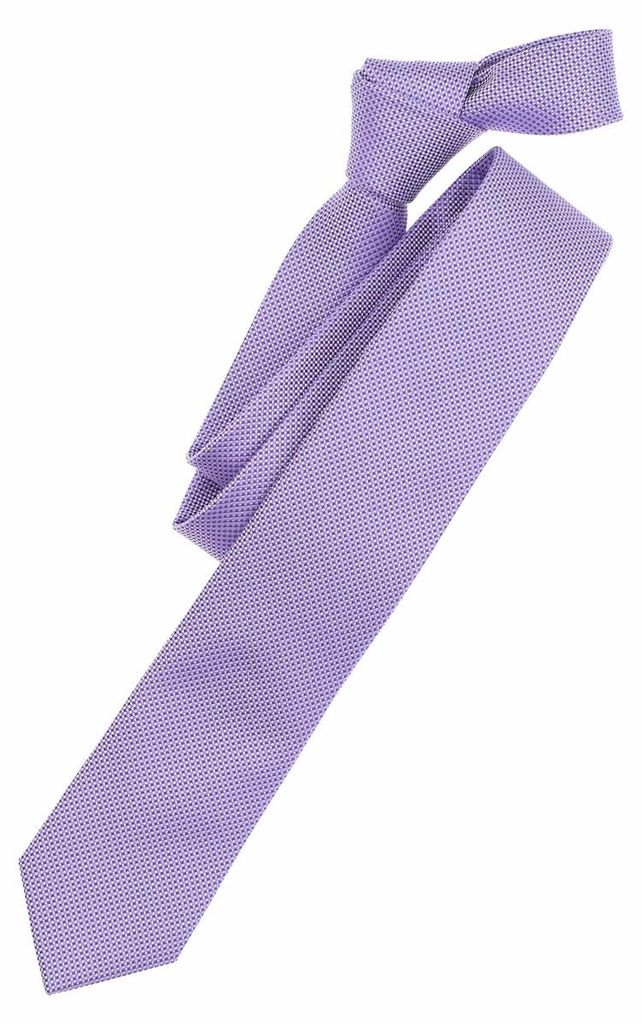VENTI Herren Business-Krawatte 6cm Seide Struktur Lila