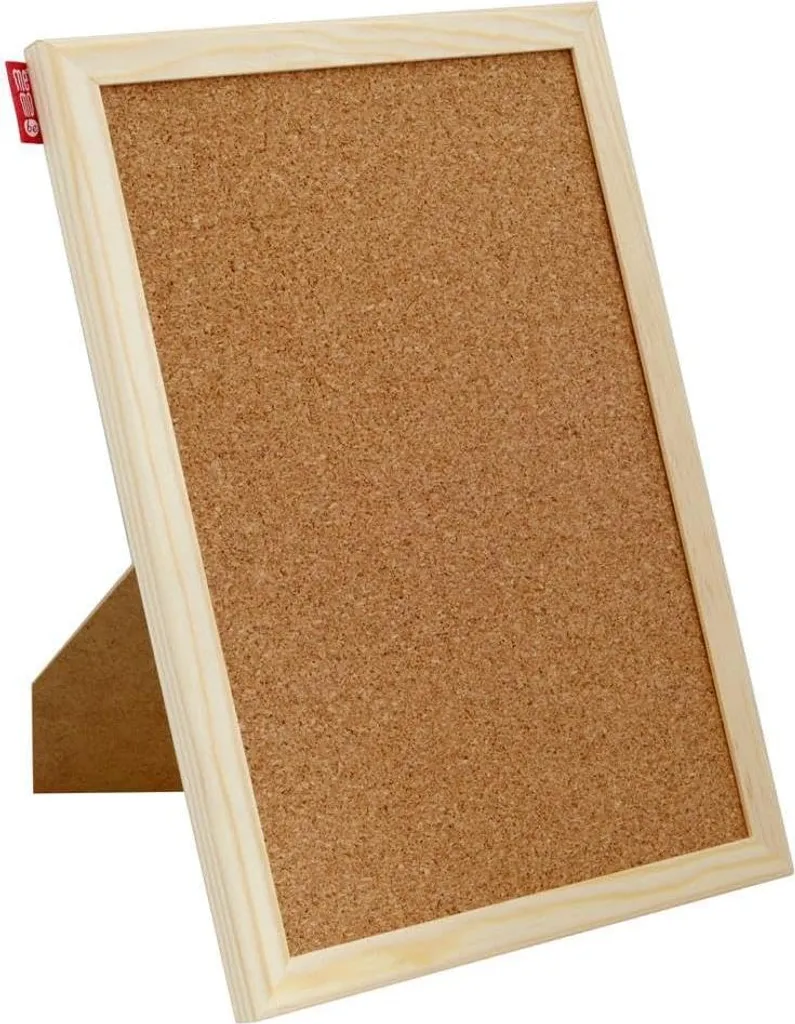 Pense-bête mural en liège véritable pour bureau et cuisine 30 x 21 cm
