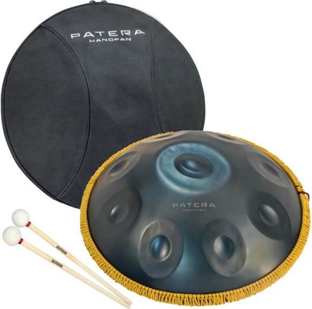 Patera Handpan HPDM-2 D-Minor mit Schlägel