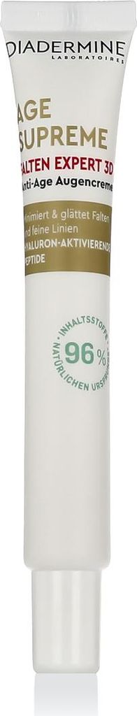 DIADERMINE FALTEN EXPERT 3D AUGENCREME, Augencreme, Frauen, Reife Haut, Antiaugenringe, Anti-Falten, 50 - 70 Jahr(e), Tube