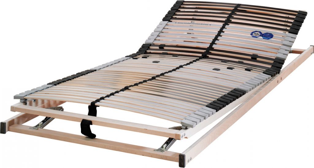 fan Lattenrost Federholzrahmen Punktoflex Ergo Kopf- und Fußteil manuell verstellbar Größe: 100x200 cm