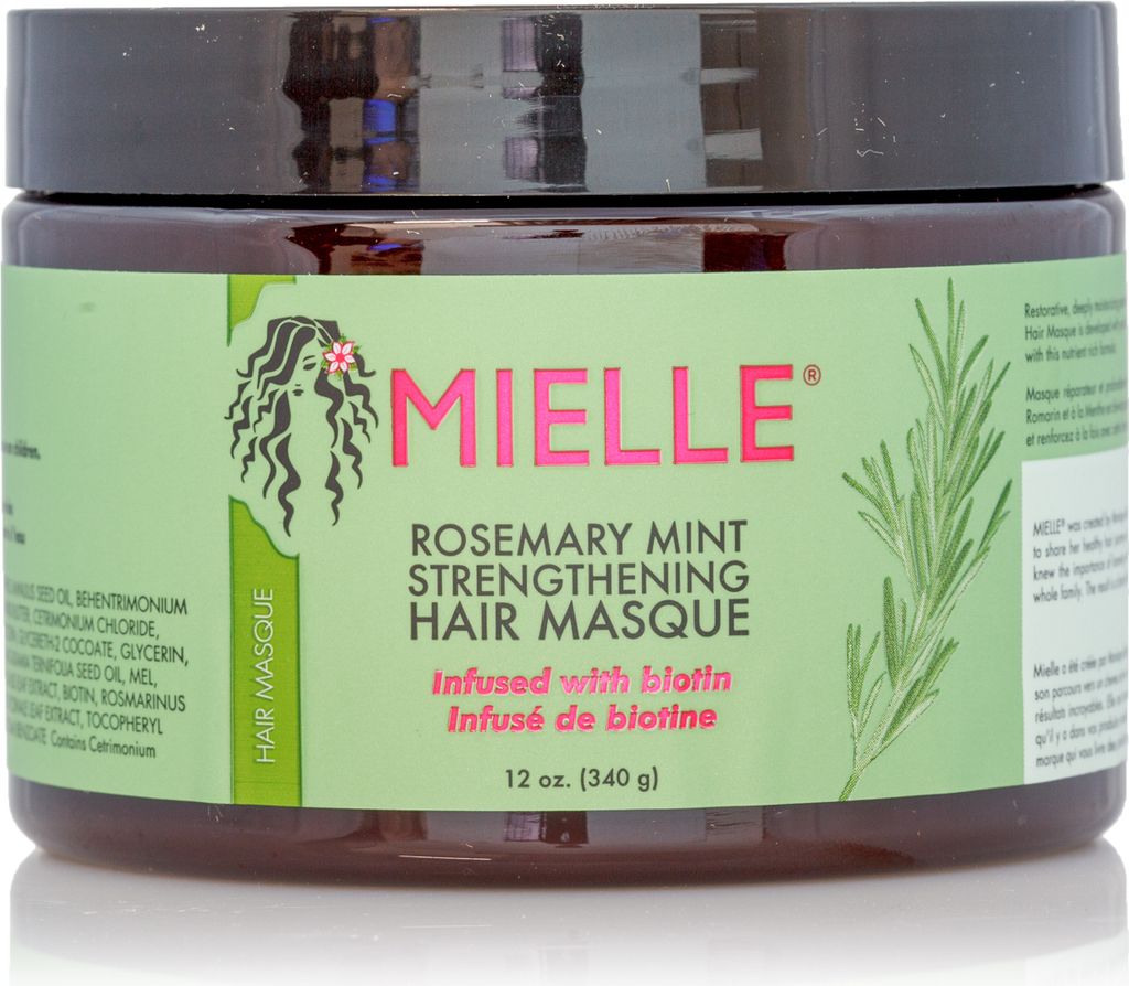 Mielle Rosemary Mint Strengthening Hair Masque 12oz 340g Produktbild 