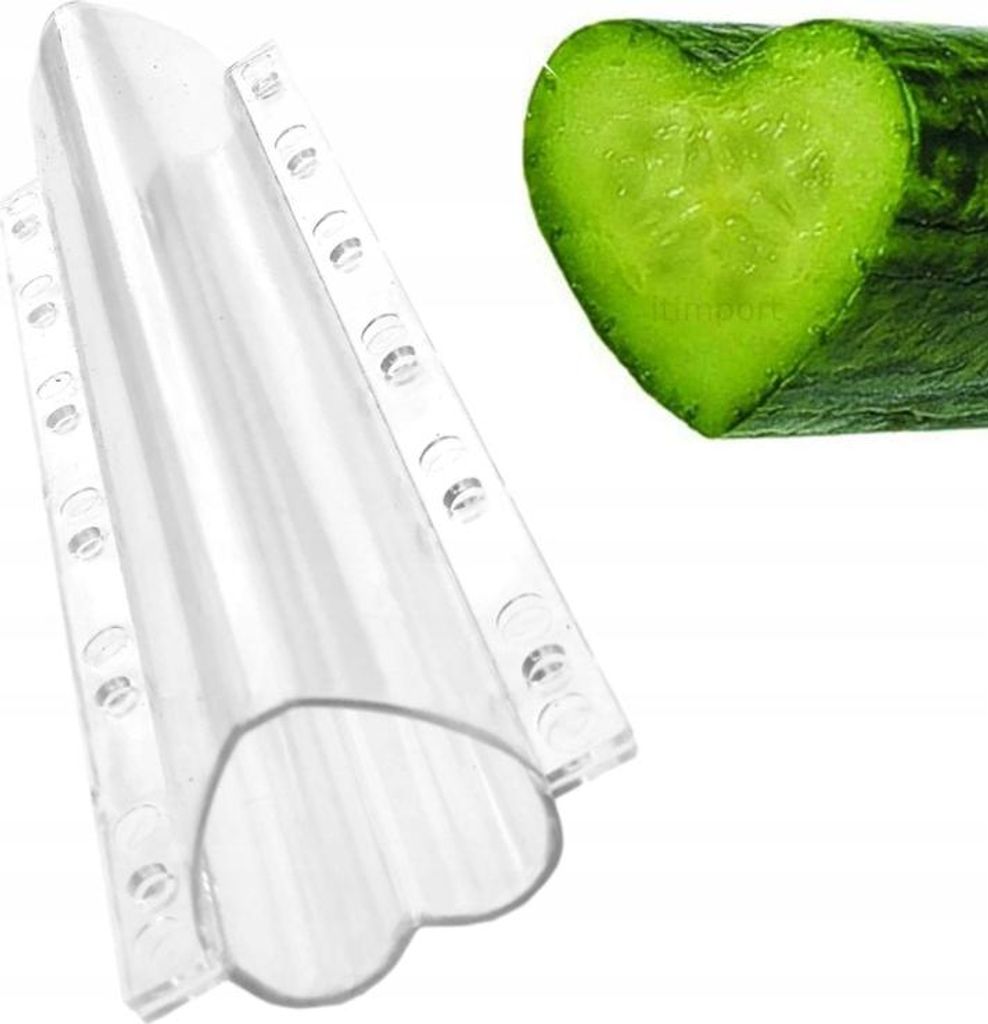 Form für Gurken, Zucchini, Gemüse, herzförmig Produktbild 