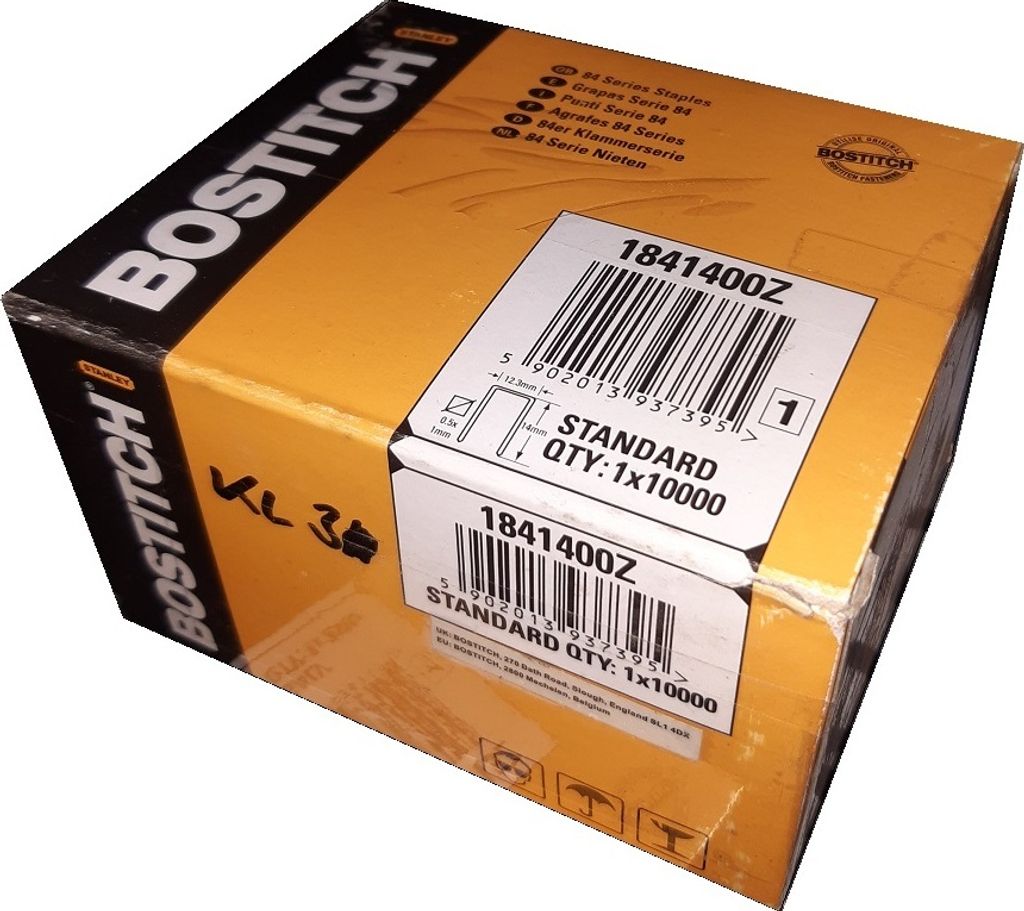Bostitch Klammern Serie 84 14mm CNK verzinkt für Klammergerät 21684B-E KL-03 10M
