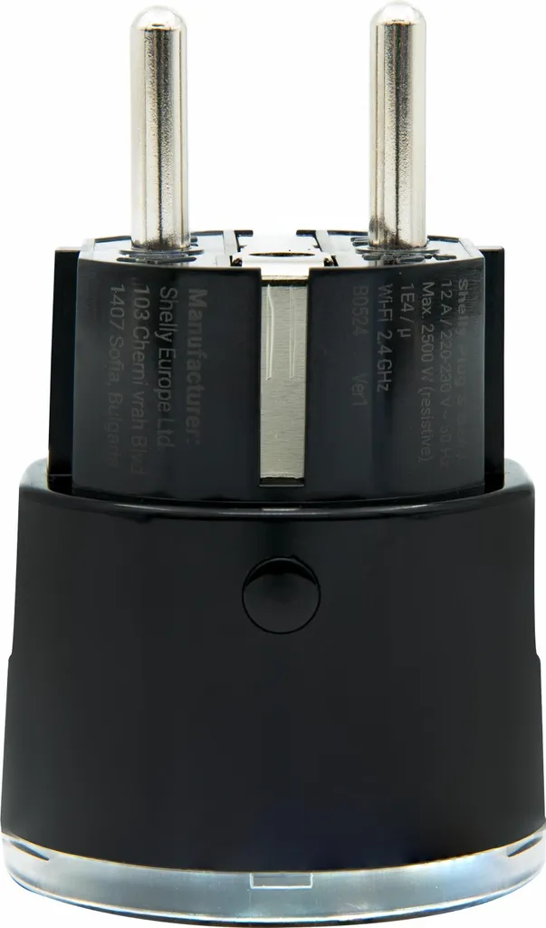 Shelly Plug S Gen3 Pack 4: Design Nero e Controllo Energetico Matter - 4