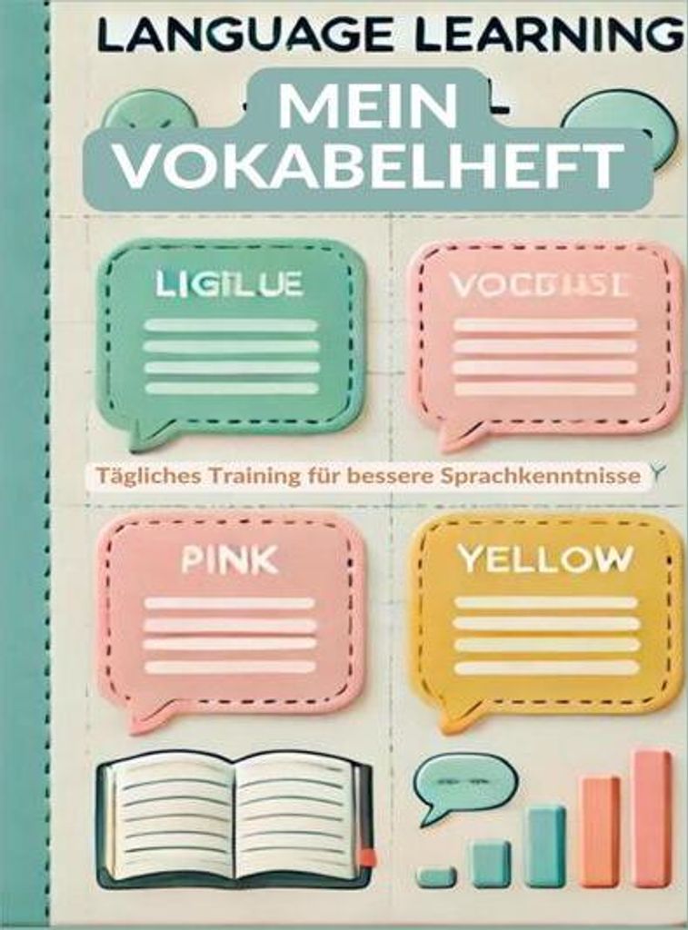 MEIN VOKABELHEFT: mit 4 Spalten