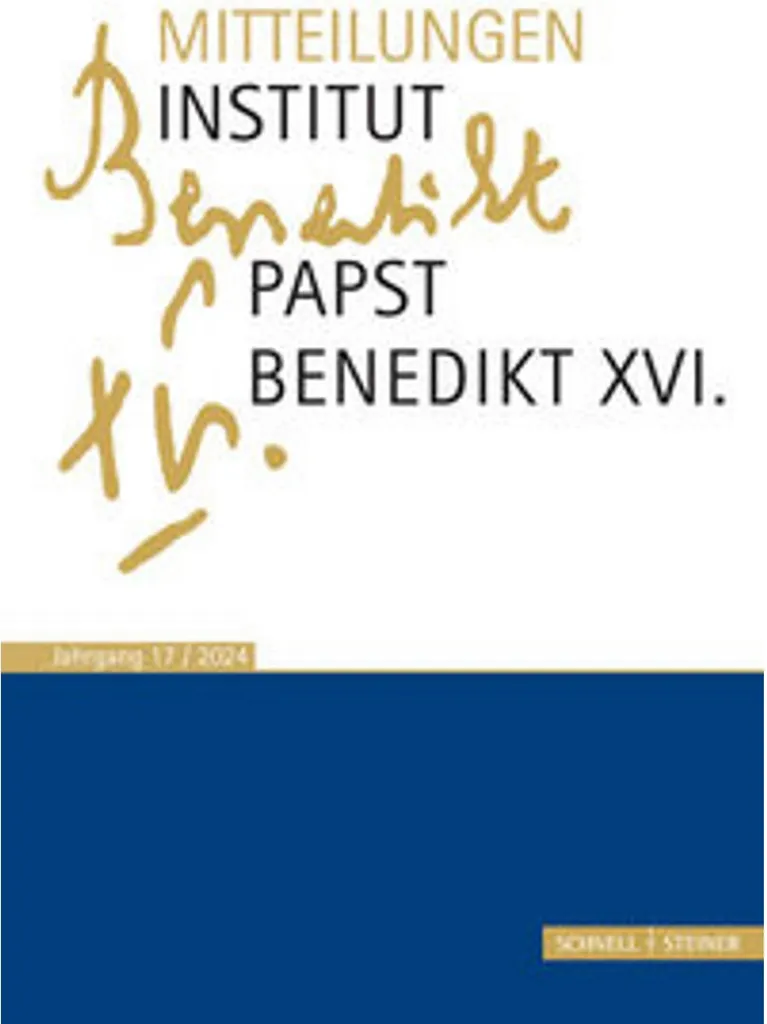 Communiqués Institut Pape Benoît XVI - Archives Officielles et Textes