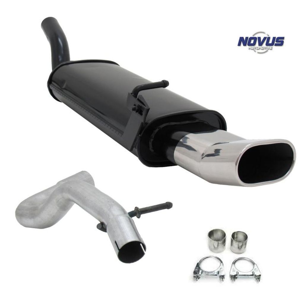 Novus Sportauspuff Auspuff 135x75 oval DTM Audi A3 Seat Produktbild 