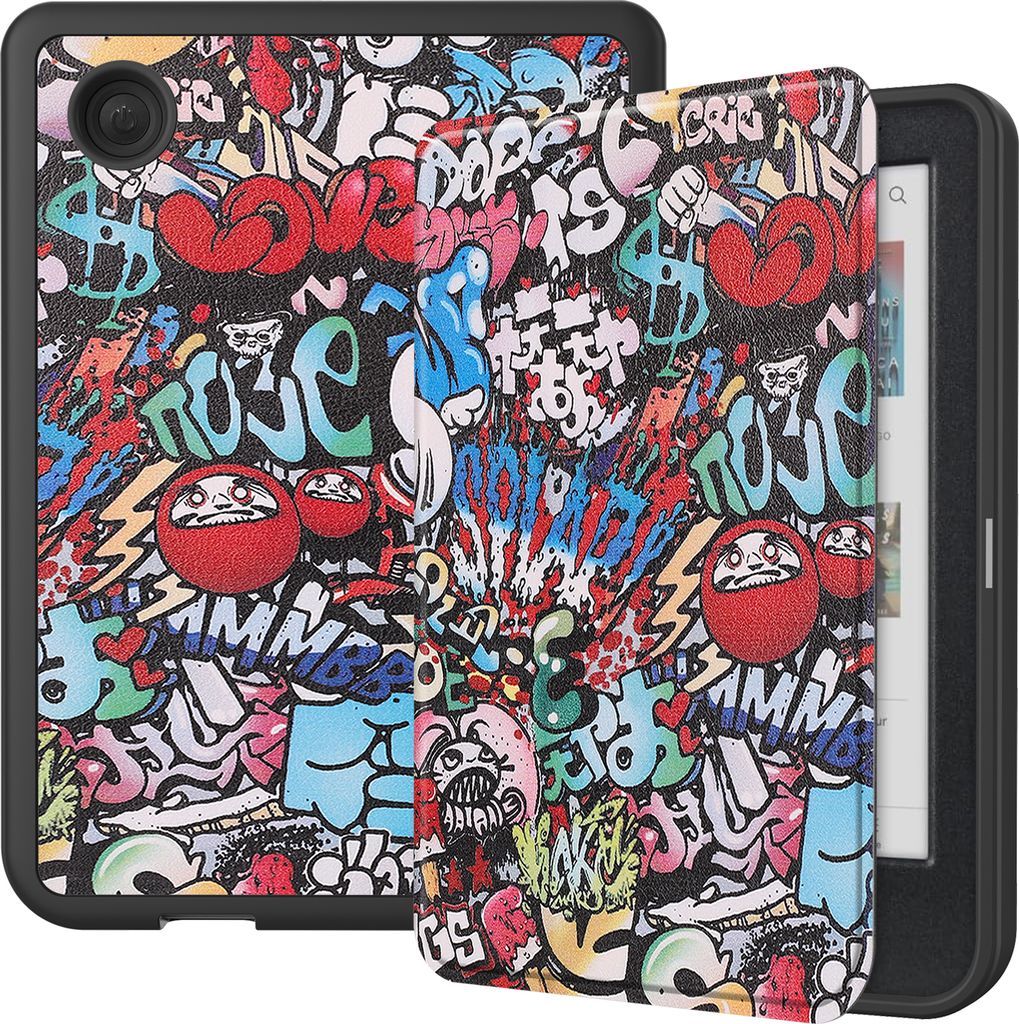 Schutzhülle für Kobo Clara 2E 2022 BW 2024 Tolino Shine 5 Tolino Shine 4 6 Zoll Slim Case Etui mit Standfunktion und Auto Sleep/Wake Funktion