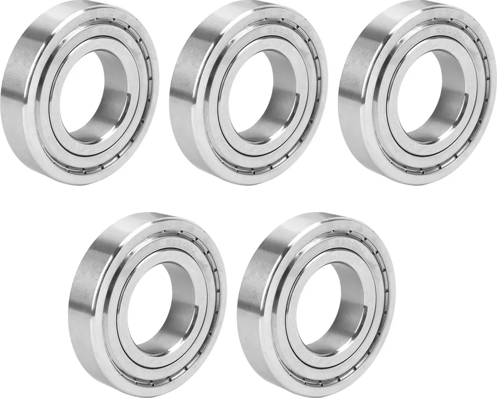 5 Roulements à Billes S6208ZZ en Acier Inoxydable 40x80x18 mm Haute Qualité - 6