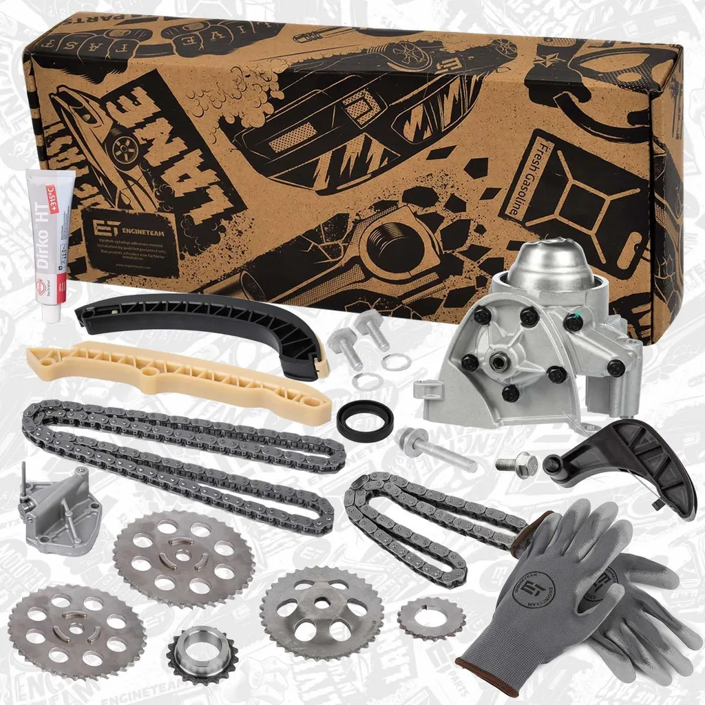 Chaîne de distribution moteur pour SKODA Fabia II et Roomster 1.2