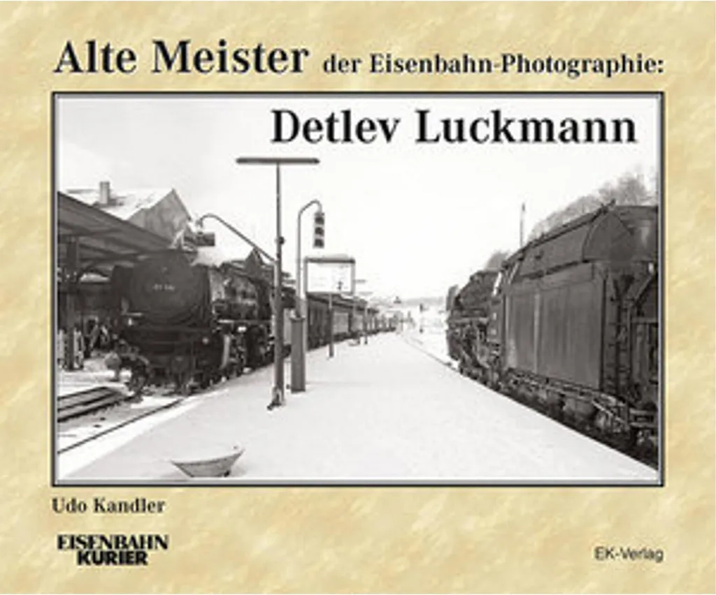 Retracez l'Histoire du Rail avec le Livre Photo Detlev Luckmann Rare NB