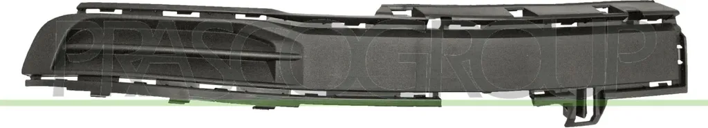 Grille d'aération PRASCO VG9212124 en ABS noir pour Volkswagen T6 OE