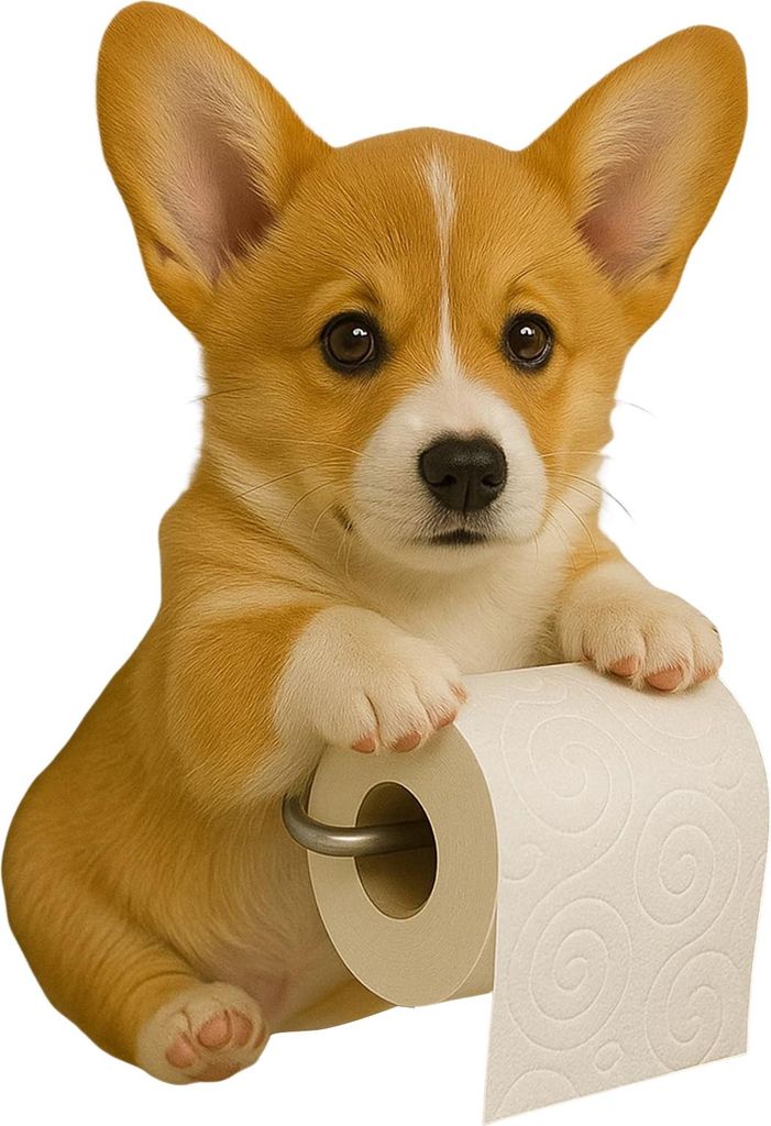 Toilettenpapierhalter mit Hund, Wandhalterung, Harz, Haifisch-Rollenpapier-Organizer, Badezimmer, Küche, Papierhandtuchspender, Dekoration
