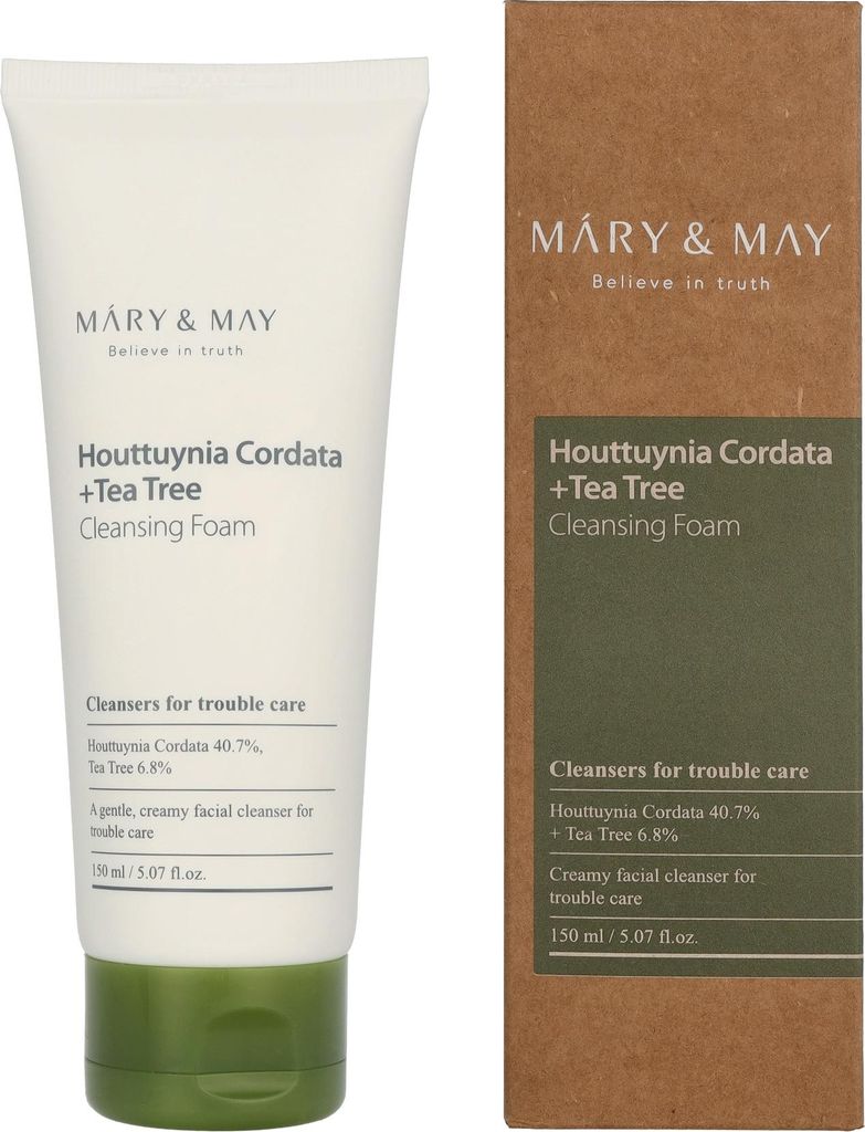 Mary & May Reinigungsschaum Houttuynia Cordata & Tea Tree Produktbild 