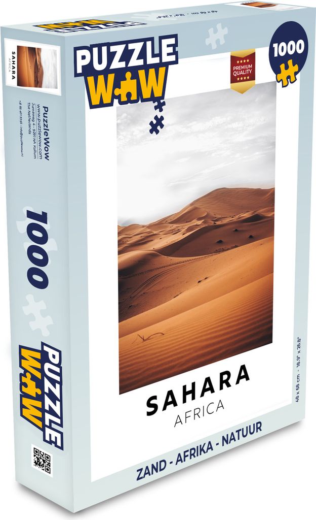 MuchoWow Puzzle 1000 Teile Sand - Afrika - Natur - Spielzeug - Alt und Jung - Spiele - Puzzeln