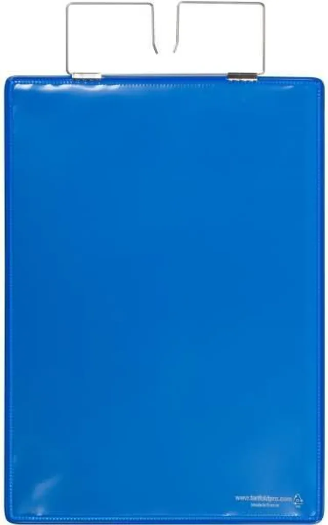 Pochette d'identification PVC A4 avec fil - Usage intensif, 10 pcs