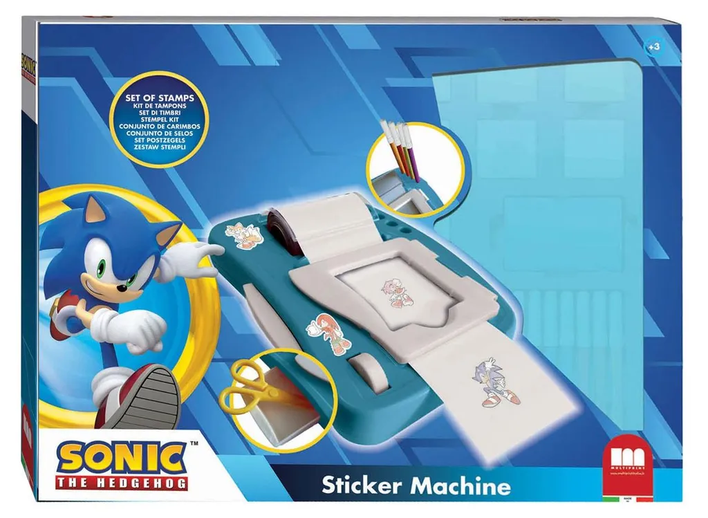 Autocollants Sonic pour Gourde et Laptop - Set de Personnalisation PC