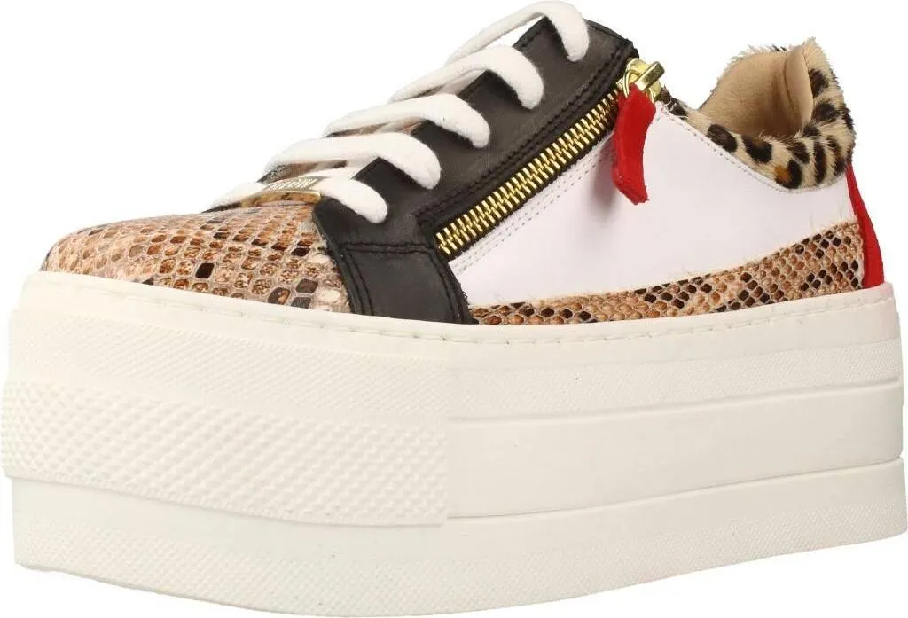 Zapatillas Mujer Yellow Infinity - Baskets Multicolores Style Sport Chic