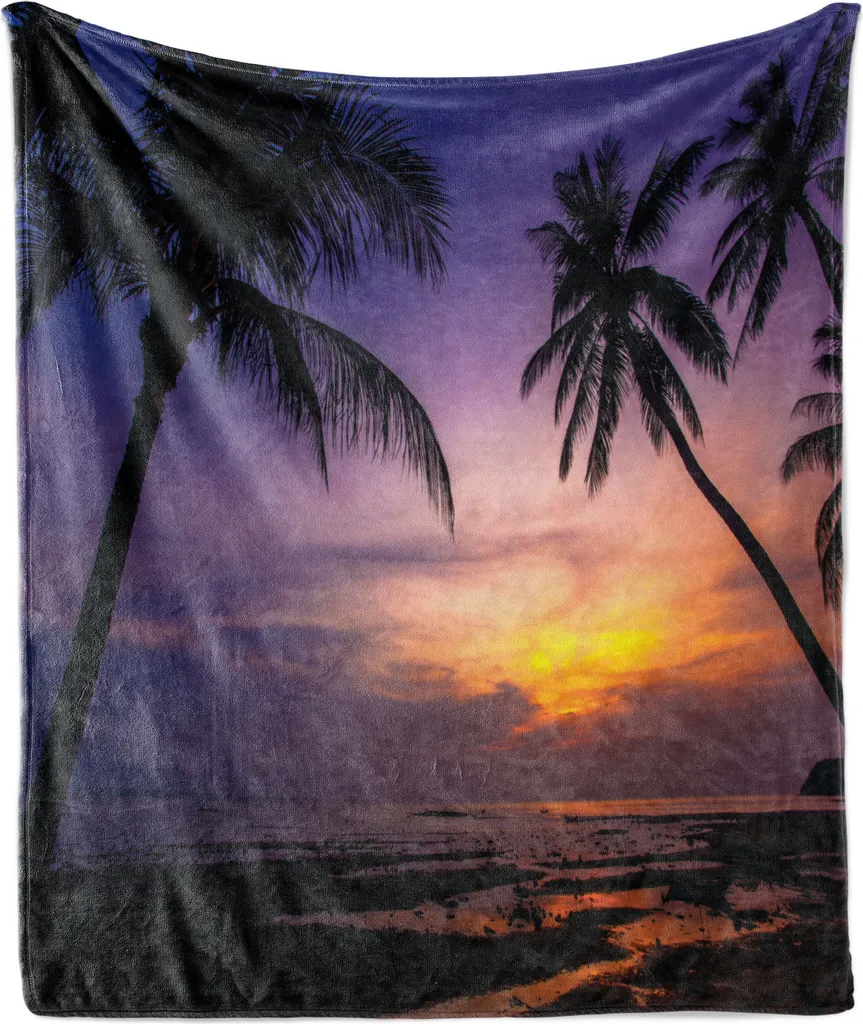 Recensione Coperta ABAKUHAUS Sunset | Il Tuo Angolo di Tropici a Casa - 1