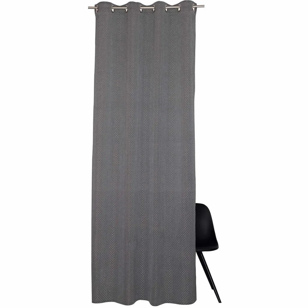 ESPRIT Tenda ad Occhielli SQUARE Grey 140x250 cm - Tenda Opaca Moderna