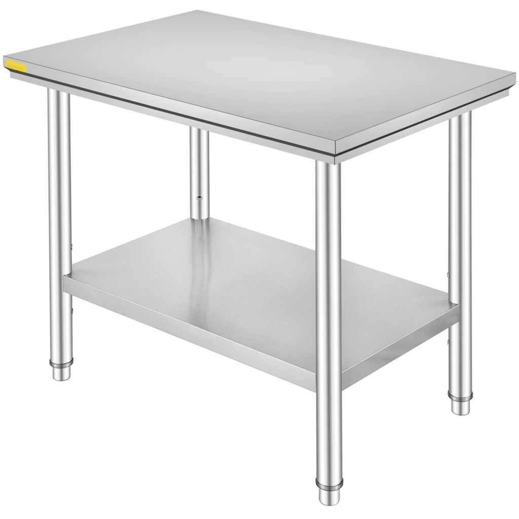Table de travail et de bricolage en acier inoxydable 900 x Image du produit 