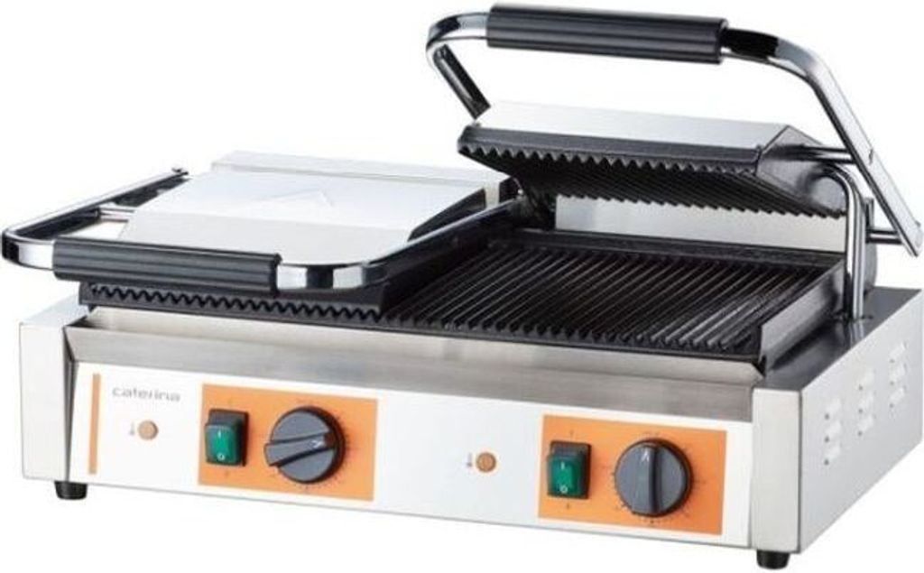 Doppel-Kontaktgrill CATERINA - 570x360x200mm - 3,6 kW