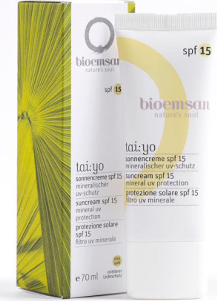 bioemsan Sonnencreme SPF 15 70ml Natürliche Bio-Sonnencrene