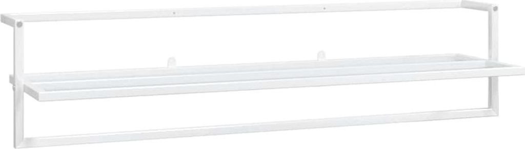 vidaXL Držák ručníků bílý 95x25x22 cm Žehlička Obrázek produktu 
