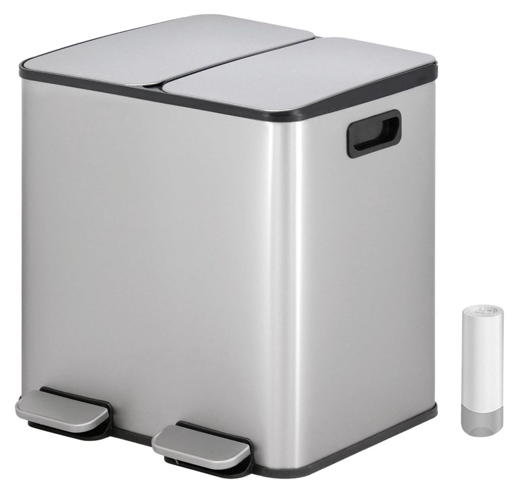 Vidacharmy Afvalscheidingsbak 2 x 15L (30L), Productafbeelding 