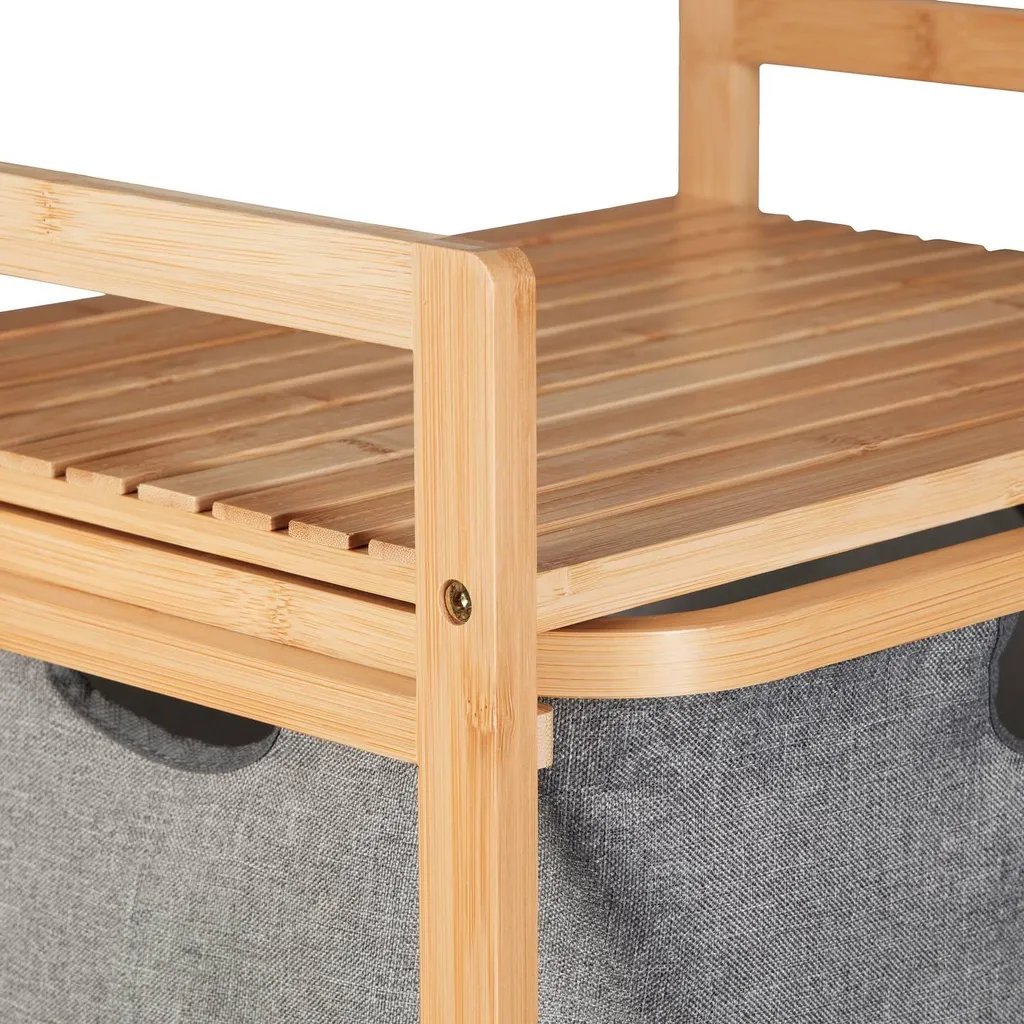 Fini le désordre : Panier à linge à 2 compartiments tri sélectif