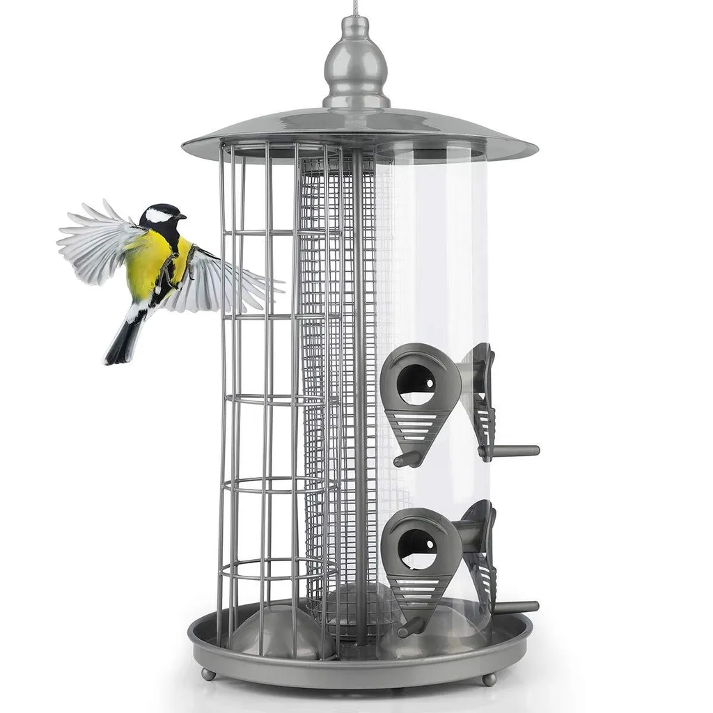 Station Nourrissage Oiseaux 3-en-1 pour Jardin et Balcon Wildlife Friend