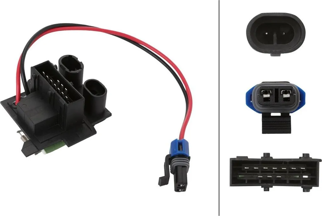 Resistenza Ventilatore HELLA 12V 10 Poli per Renault Clio | Ricambio OEM